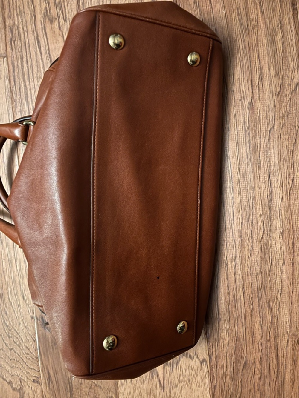 Coach Legacy Haley Leather Top Handle Satchel# 23574 in British Tan - Picture 2 of 6